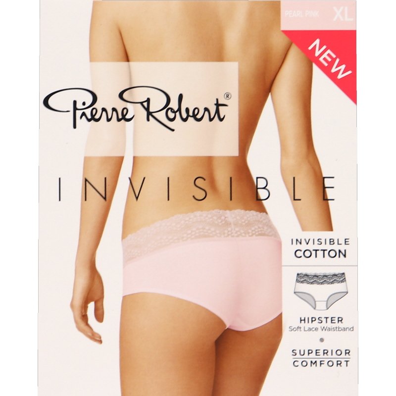 Invisible Hipster Lace Alushousut Vaaleanpunainen Koko XL - 77% alennus