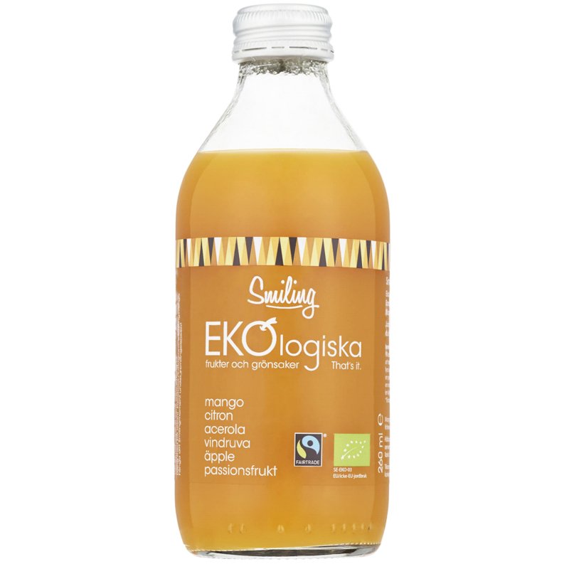 Mehu Acerola, Passionhedelmä ja Mango 260 ml - 33% alennus