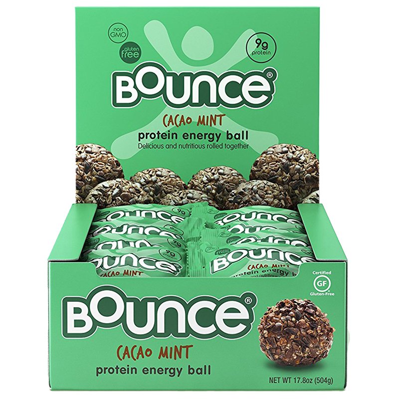 Laatikollinen "Energy Balls Cacao & Mint" 12 x 42 g - 57% alennus
