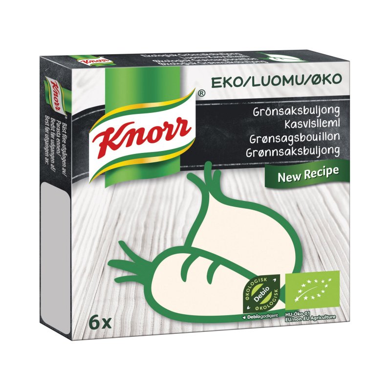 Luomu Kasvisliemikuutiot 6 x 11g - 48% alennus