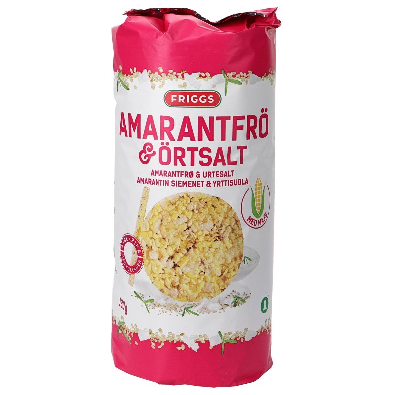 Maissikakut Amarantin Siemenet & Yrttisuola - 30% alennus