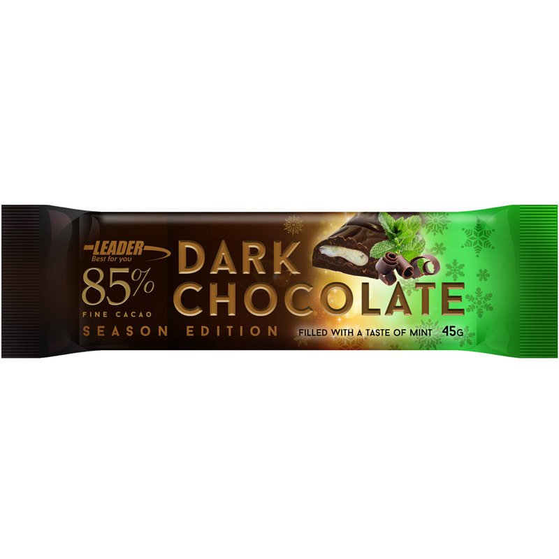 Tumma suklaapatukka "Minttu" 45 g - 89% alennus