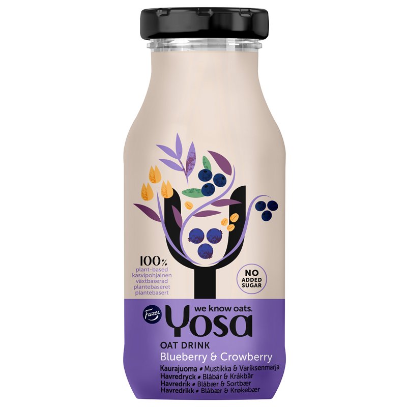 Kaurasmoothie Mustikka & Variksenmarja - 51% alennus