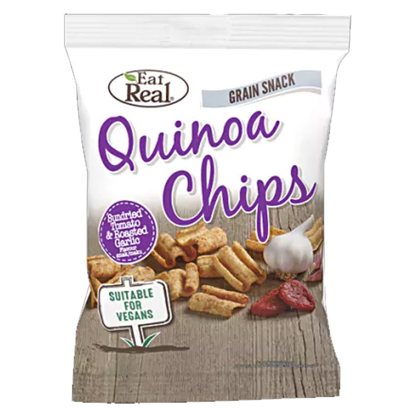Kvinoasipsit "Sundried Tomato & Garlic" 30 g - 34% alennus