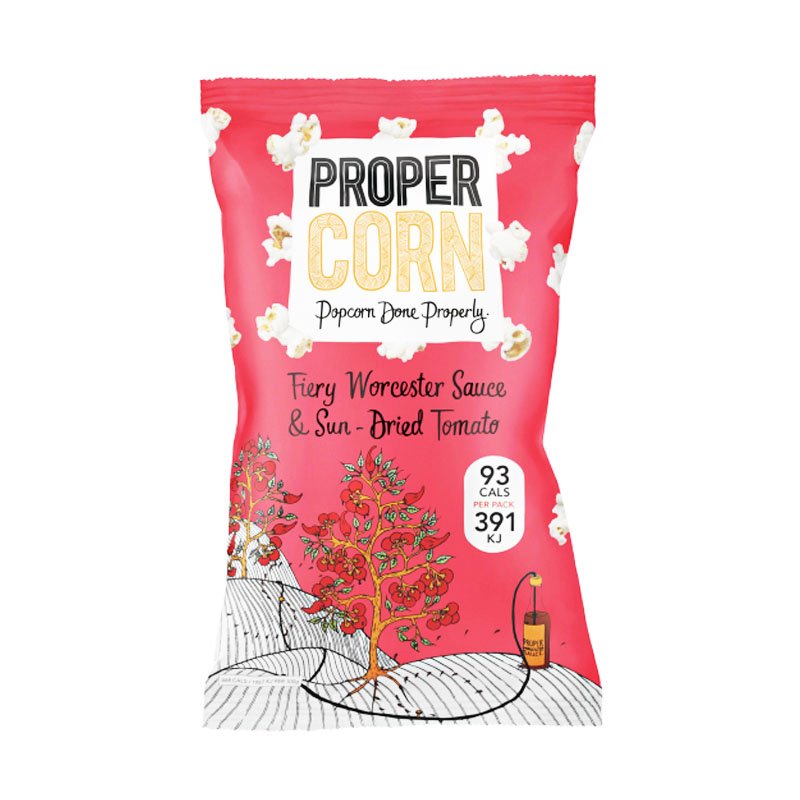 Popcorn "Fiery Worcester Sauce" 20g - 81% alennus