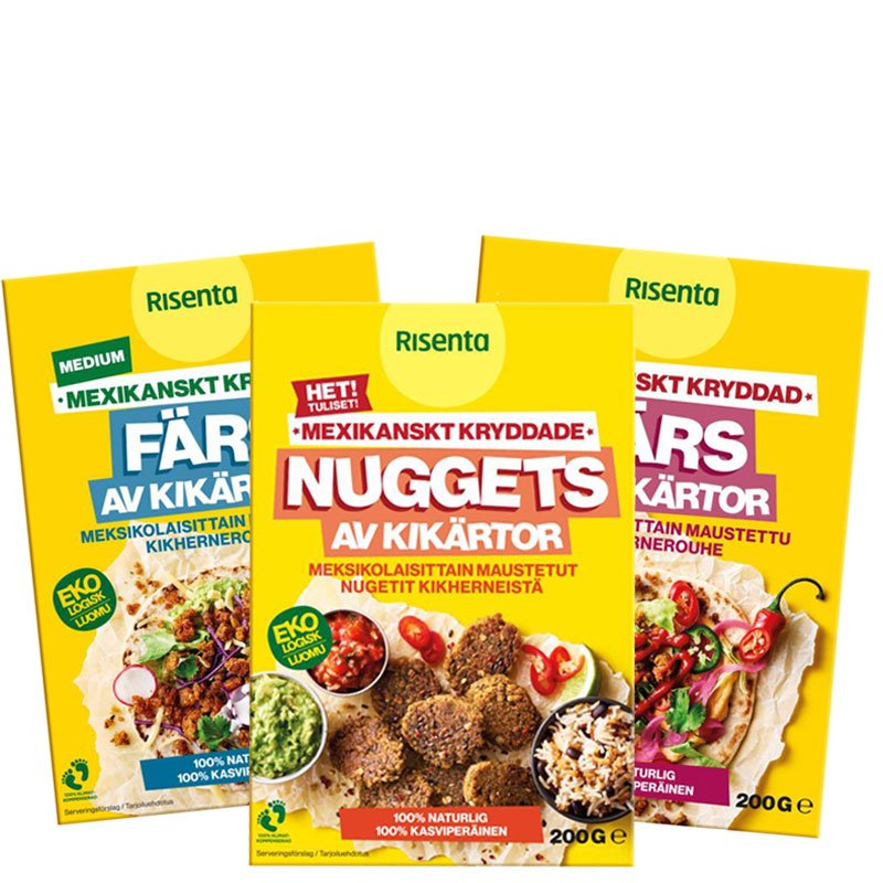 Risentan Luomu Kasvistuotteet - 44% alennus