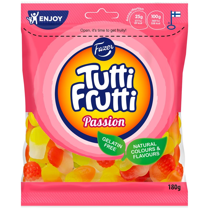 Hedelmäinen Makeispussi Passion - 23% alennus