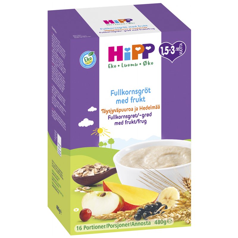 Luomu Hedelmä-Täysjyväpuuro 480g - 42% alennus
