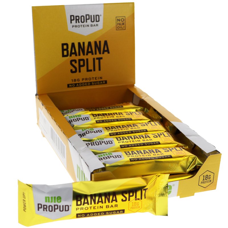 Proteiinipatukat Banana Split - 44% alennus