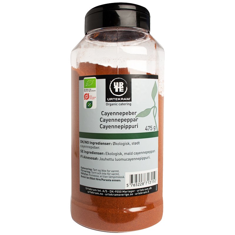 Luomucayennepippuri 475g - 50% alennus