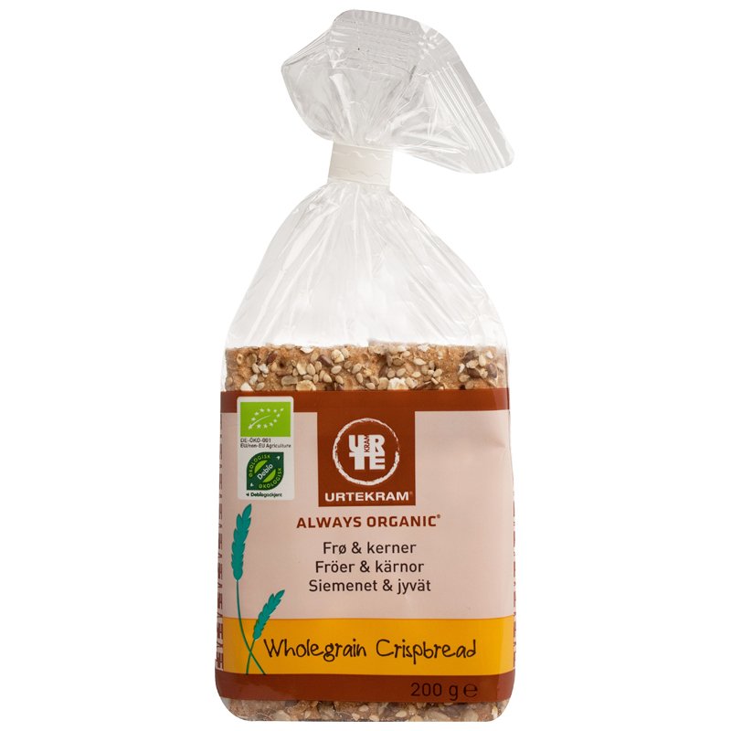 Luomu Näkkileipä "Siemenet & Jyvät" 200g - 27% alennus