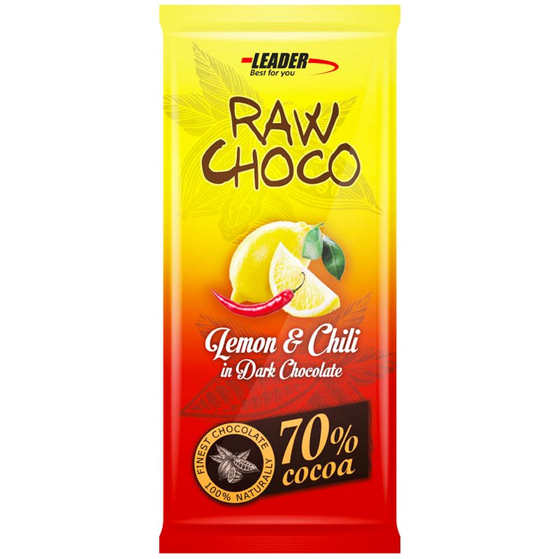 Tumma Suklaa "Lemon & Chili" 80g - 74% alennus