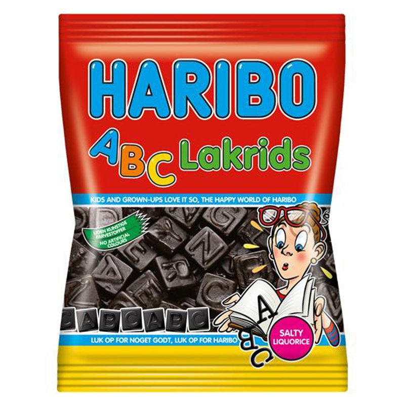 Karkkipussi "ABC-Lakrids" 120g - 20% alennus