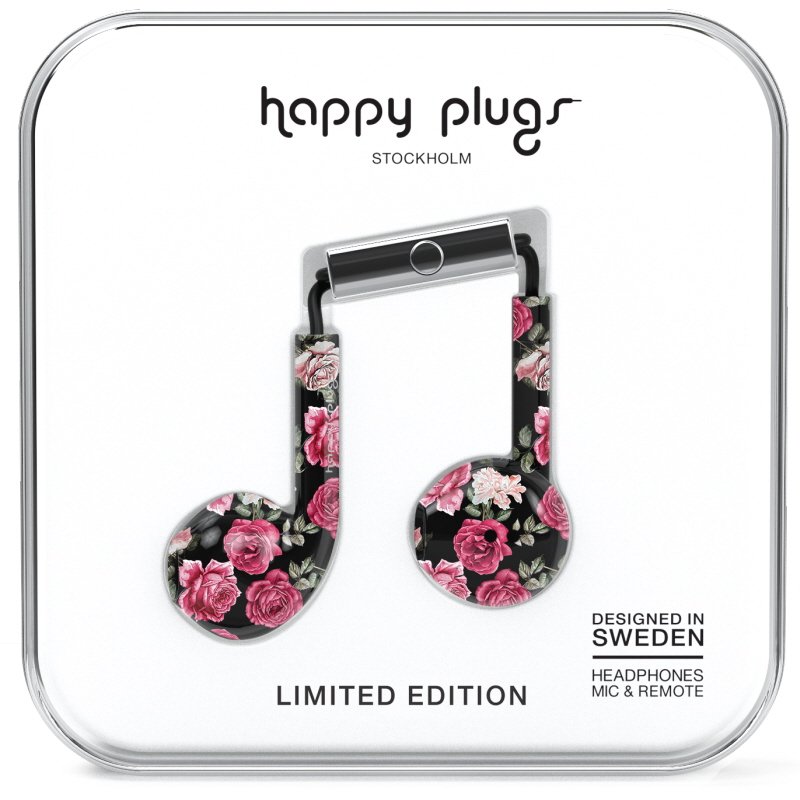 Langalliset Nappikuulokkeet Vintage Roses - 72% alennus