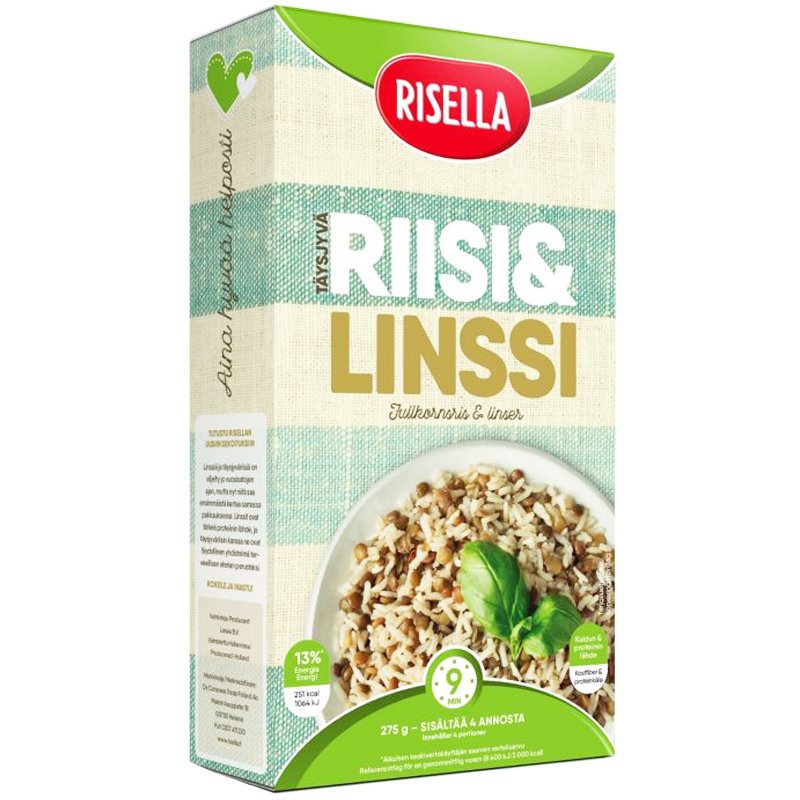 Riisi & Linssiseos 275g - 56% alennus