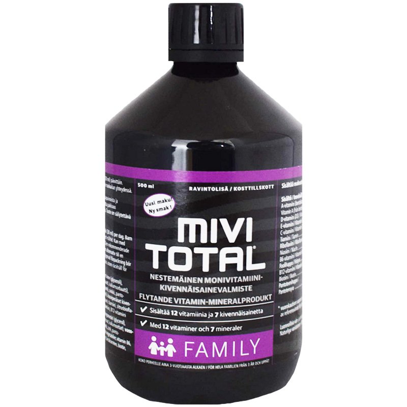 Monivitamiinijuoma 500ml - 43% alennus