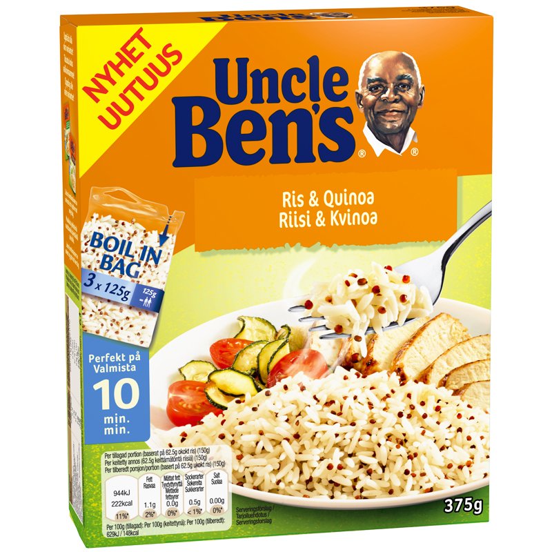 Pitkäjyväinen riisi & Kvinoa 375g - 40% alennus