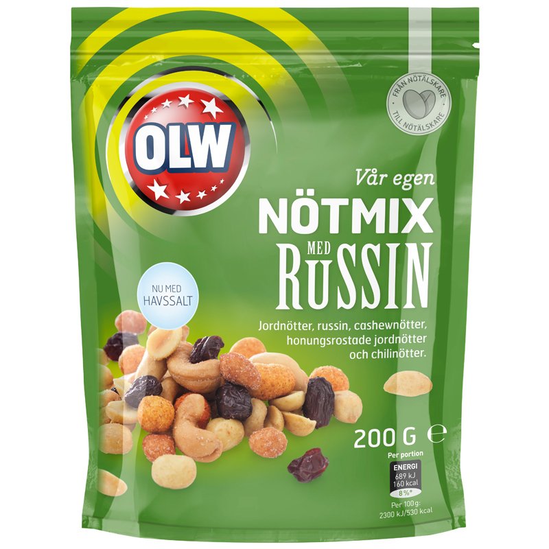 Pähkinäsekoitus Rusina 200 g - 67% alennus