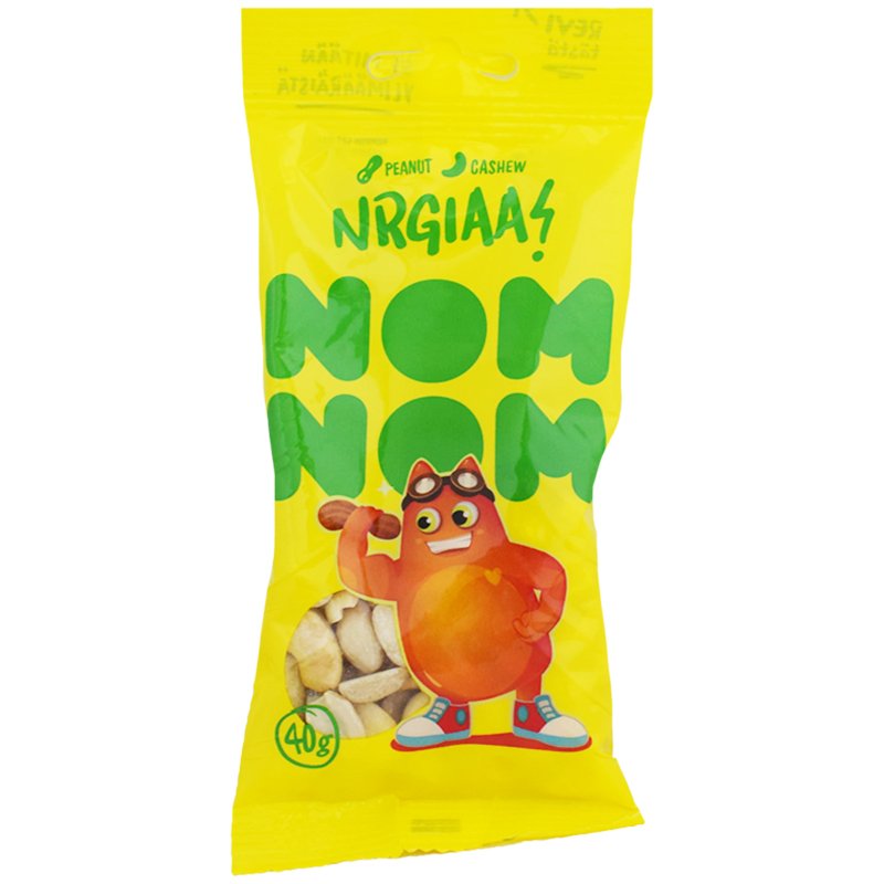 Maapähkinät & Cashewpähkinät 40g - 32% alennus