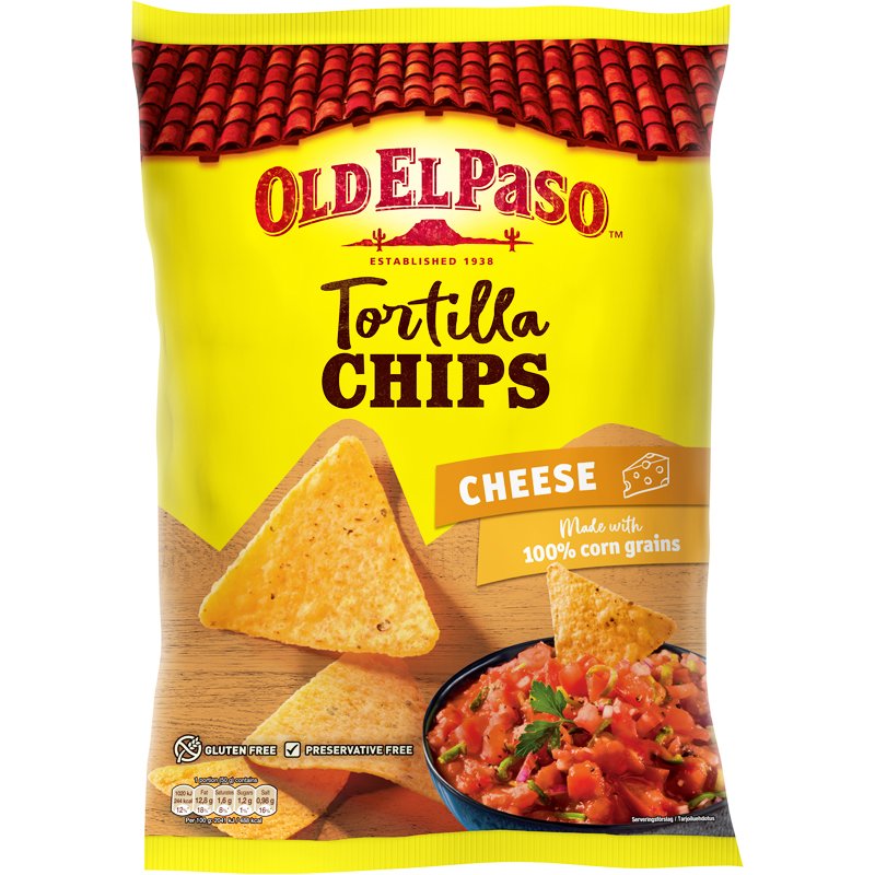 Tortillasipsit Juusto - 21% alennus