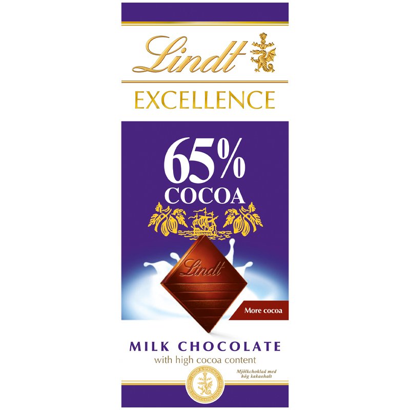 Excellence Maitosuklaa 65% - 45% alennus