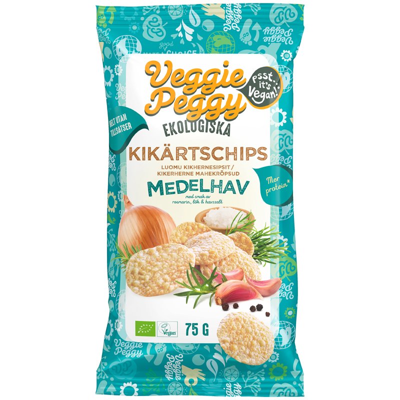 Luomu Kikhernesipsit Välimeri - 23% alennus