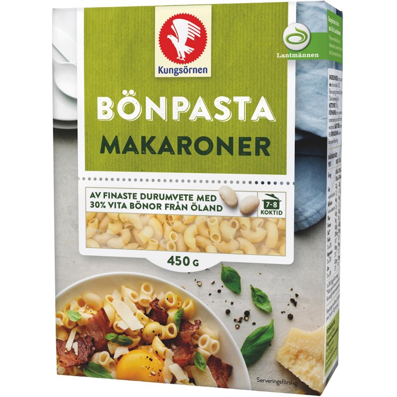 Papupasta, makaroni 450 g - 25% alennus
