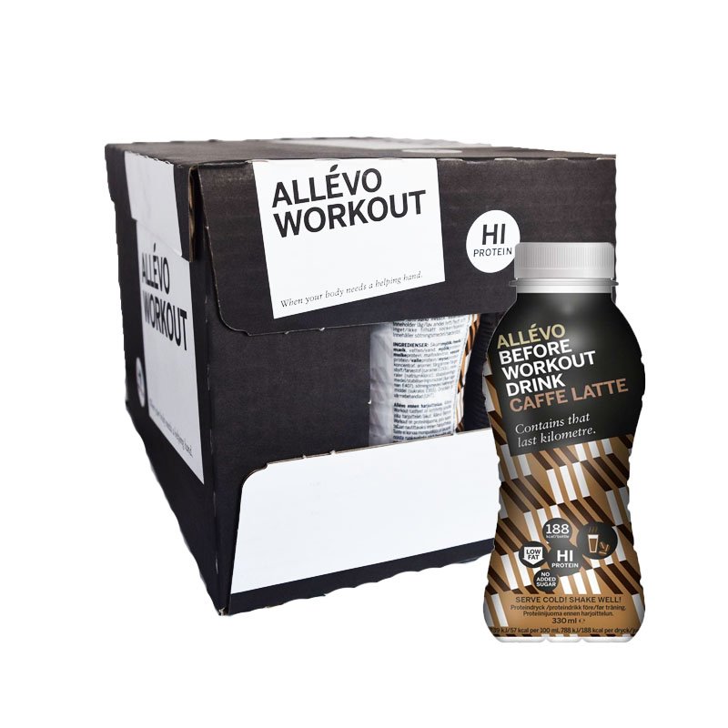 Laatikko: Proteiinijuoma, Kahvi Latte 12 x 330 ml - 37% alennus