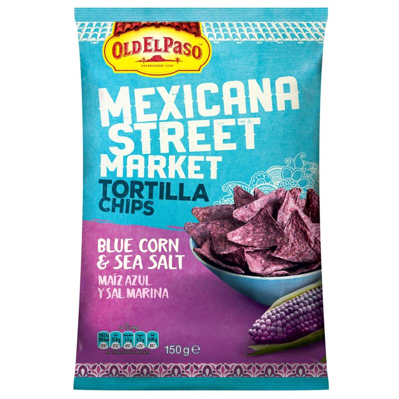 Tortillasipsit Blue Corn - 19% alennus
