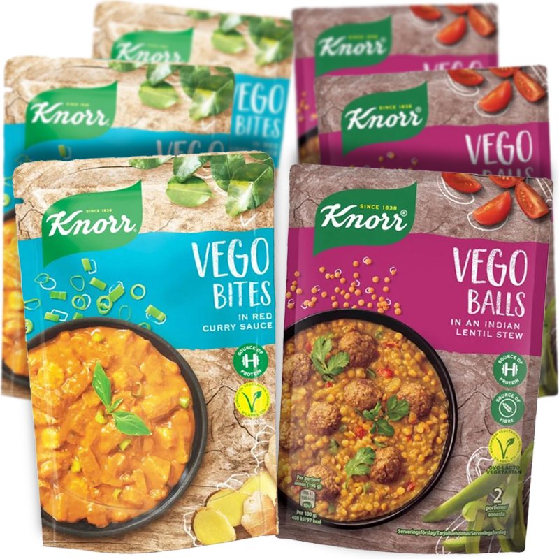 Knorr Kasvisateriat 6kpl - 61% alennus