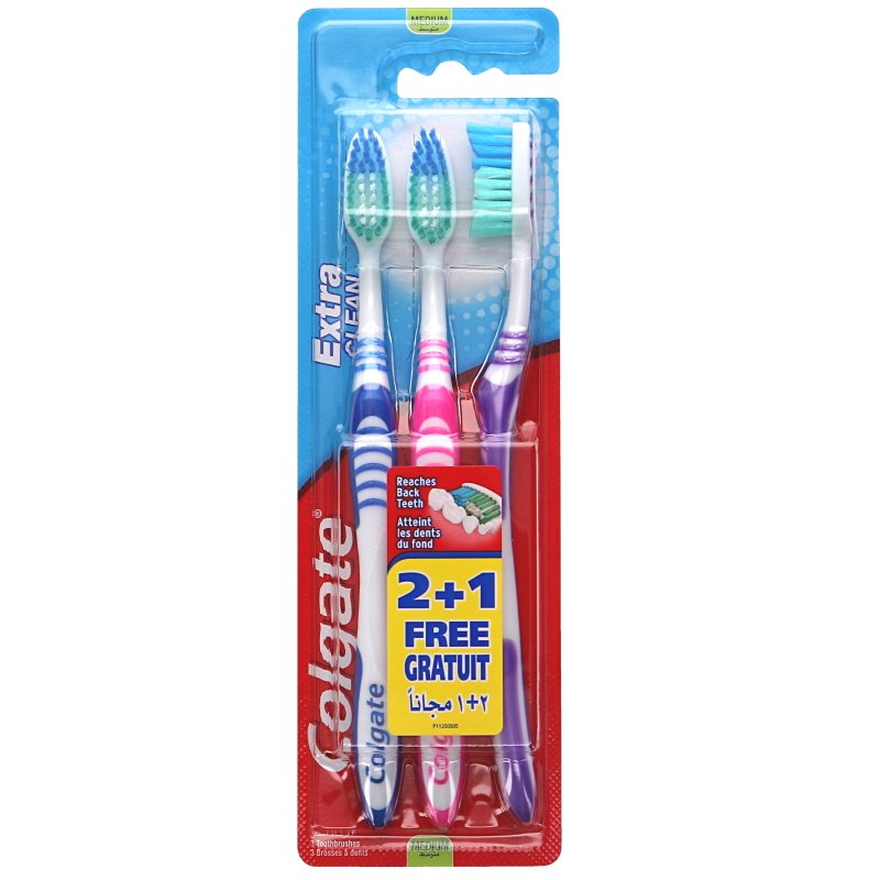 Hammasharjat Extra Clean 3kpl - 20% alennus