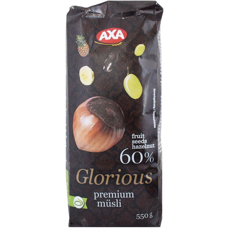 Glorious Premium Mysli 550g - 29% alennus