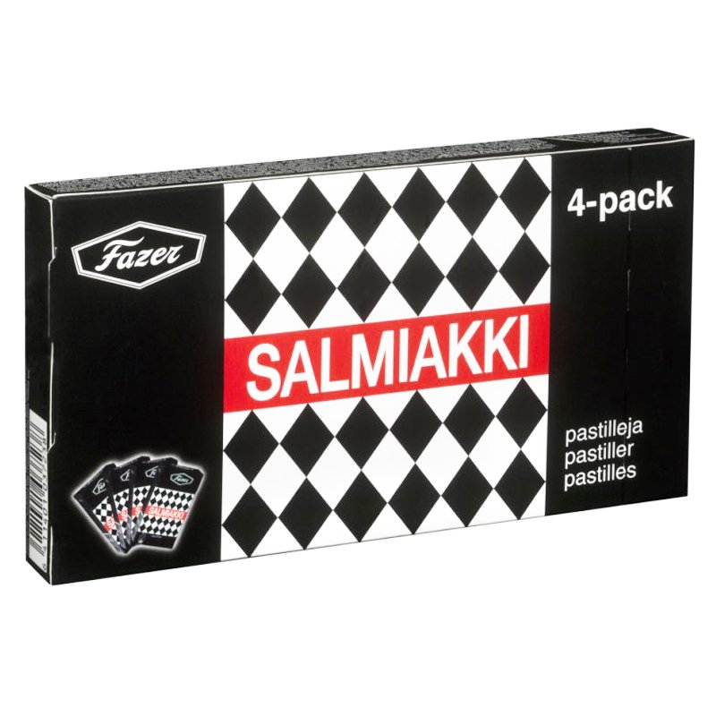 Salmiakkipastillit 4kpl - 31% alennus