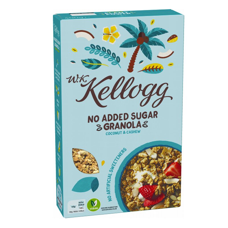 Granola "Coconut & Cashew" 400g - 23% alennus
