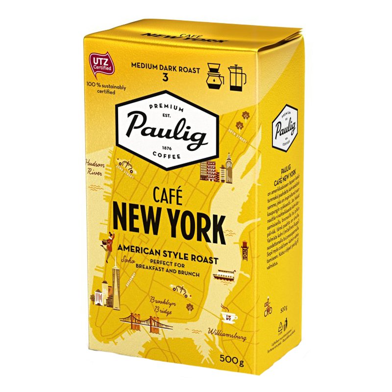 Hienojauhettu kahvi Café New York - 30% alennus