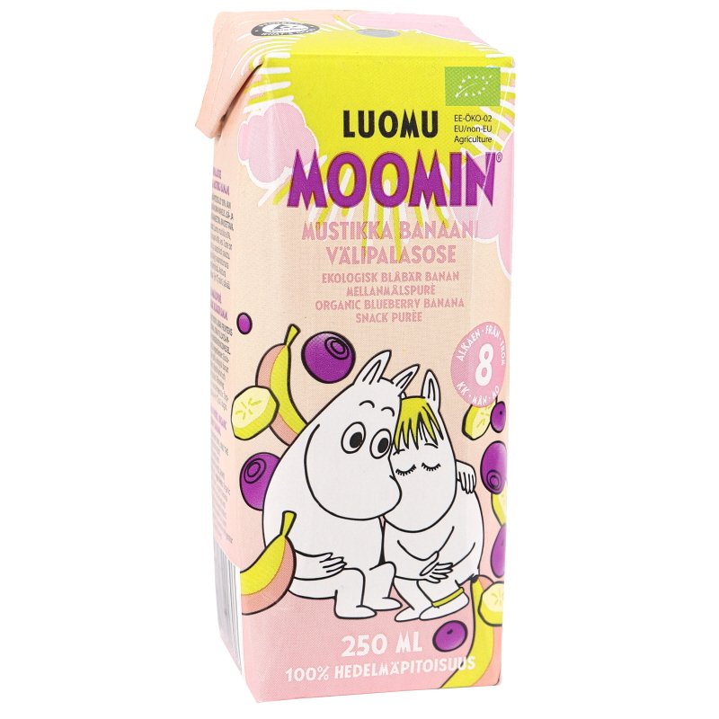 Luomu Välipalasose Mustikka & Banaani - 18% alennus