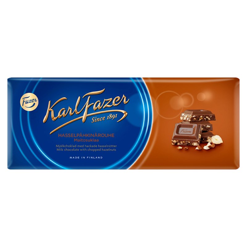 Suklaalevy "Hasselpähkinärouhe" 200g - 60% alennus