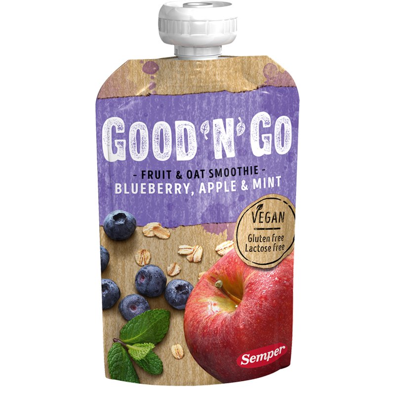 Smoothie Omena, Mustikka & Minttu - 24% alennus