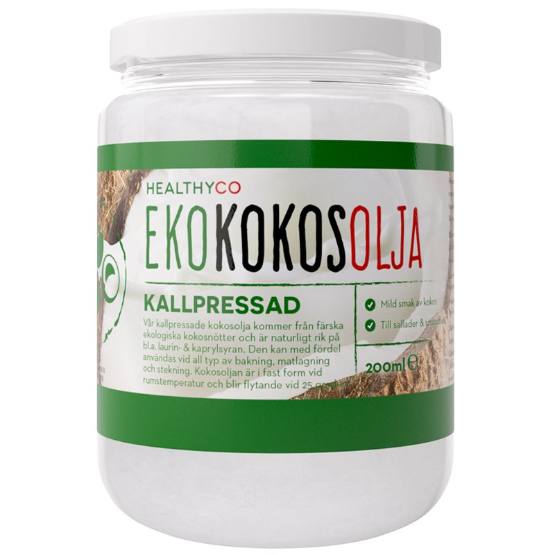Luomu Kookosöljy 200ml - 60% alennus