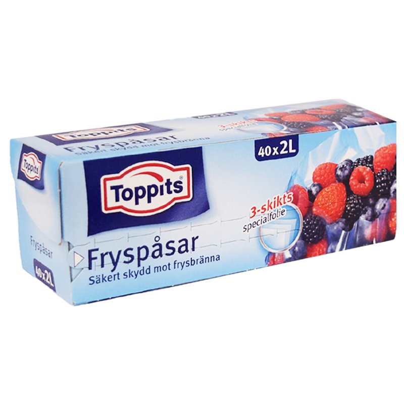 Pakastepussit 40 x 2L - 17% alennus