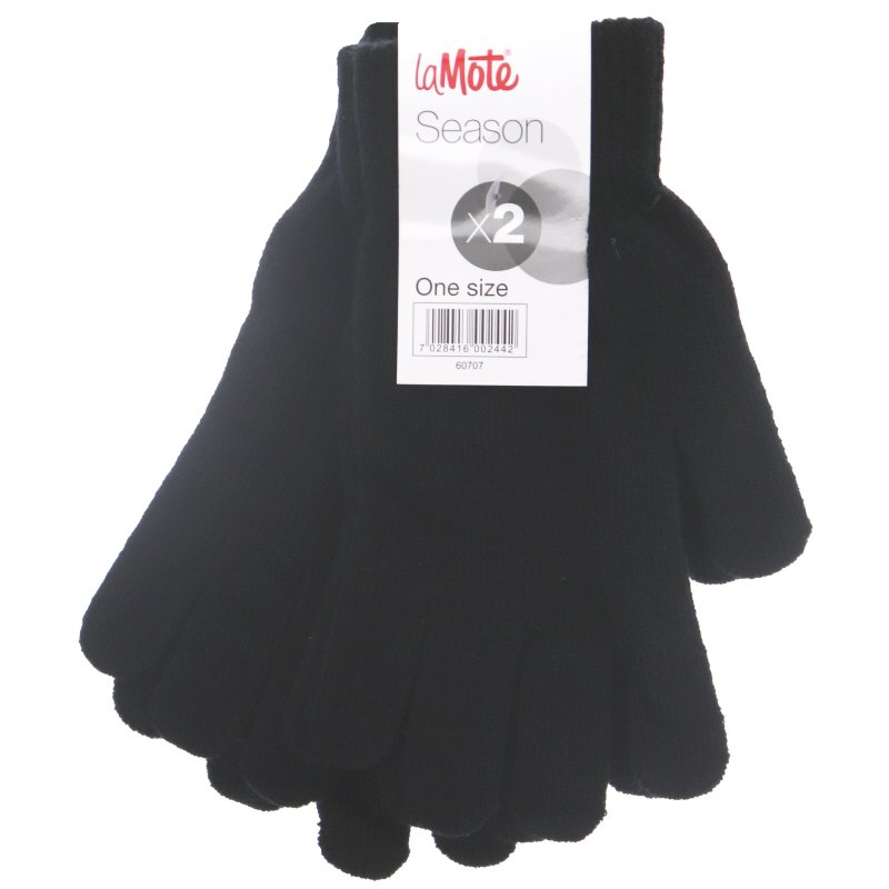 Sormikkaat Musta One Size - 50% alennus