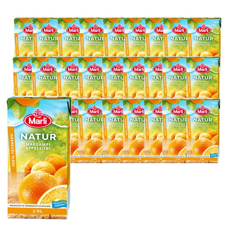 Marli Natur Appelsiinitäysmehu 27kpl - 21% alennus
