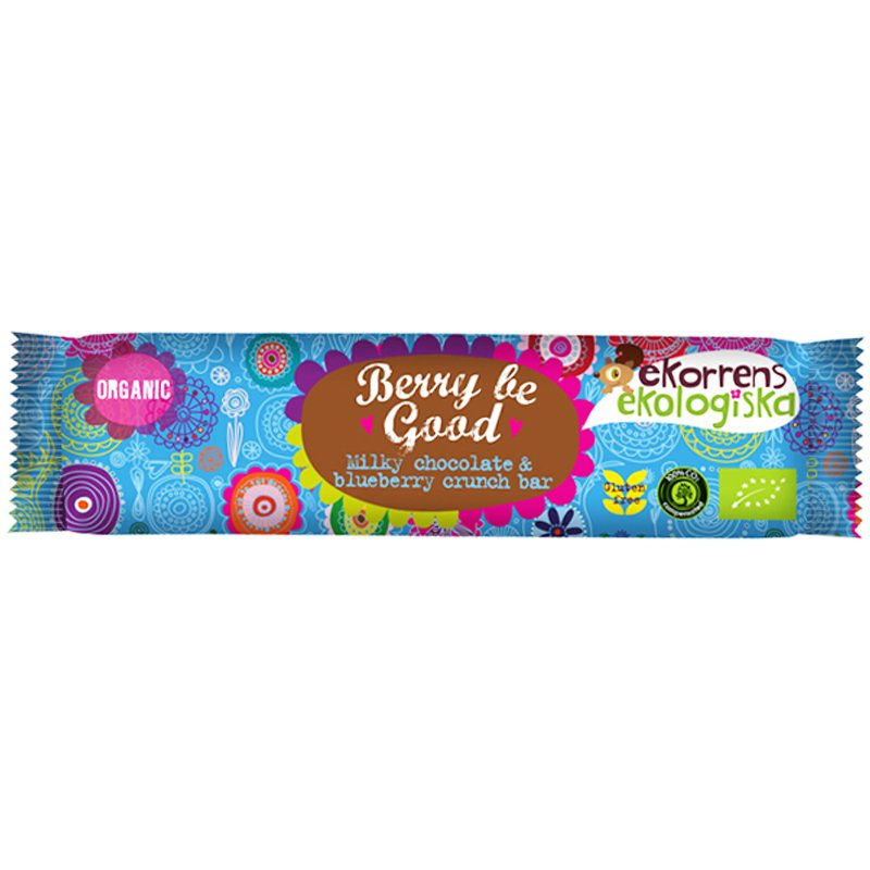 Luomu "Maitosuklaa & Mustikka" Patukka 35g - 42% alennus