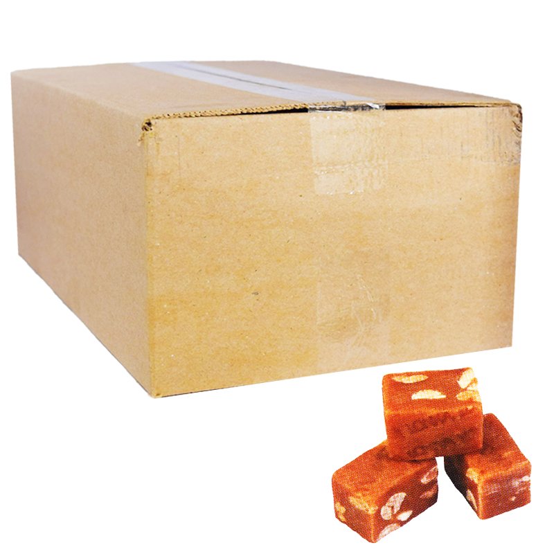 Laatikollinen "Peanut Fudge" -toffeeta 3,25 kg - 50% alennus