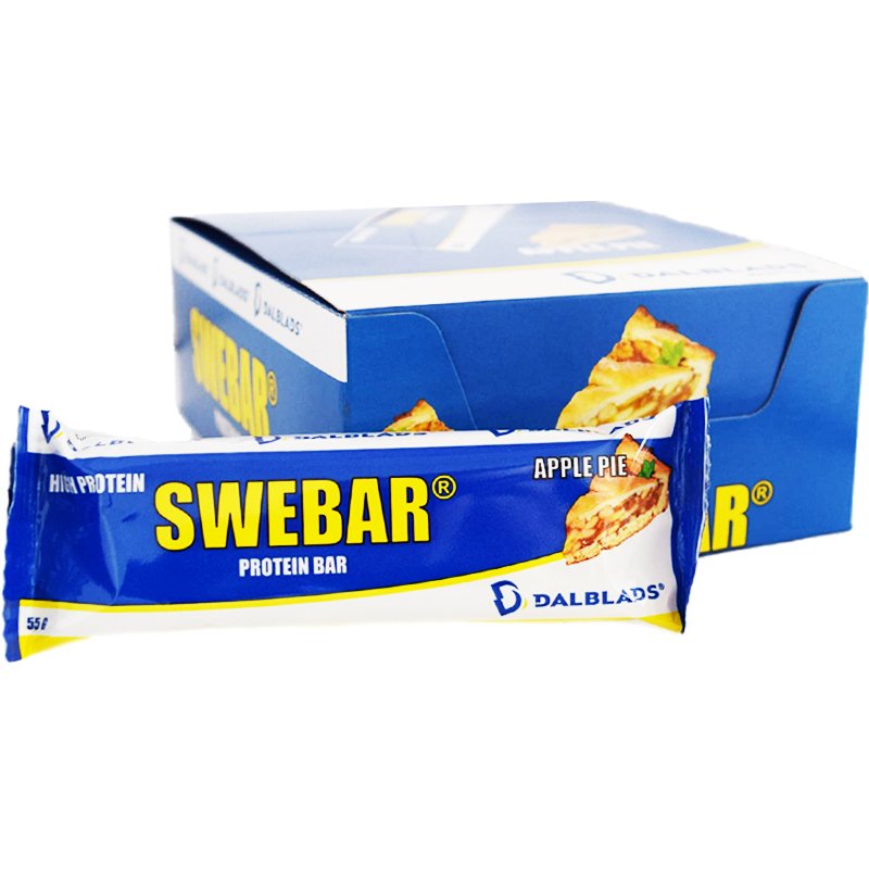 Laatikko: Proteiinipatukat "Apple Pie" 20 x 55g - 57% alennus