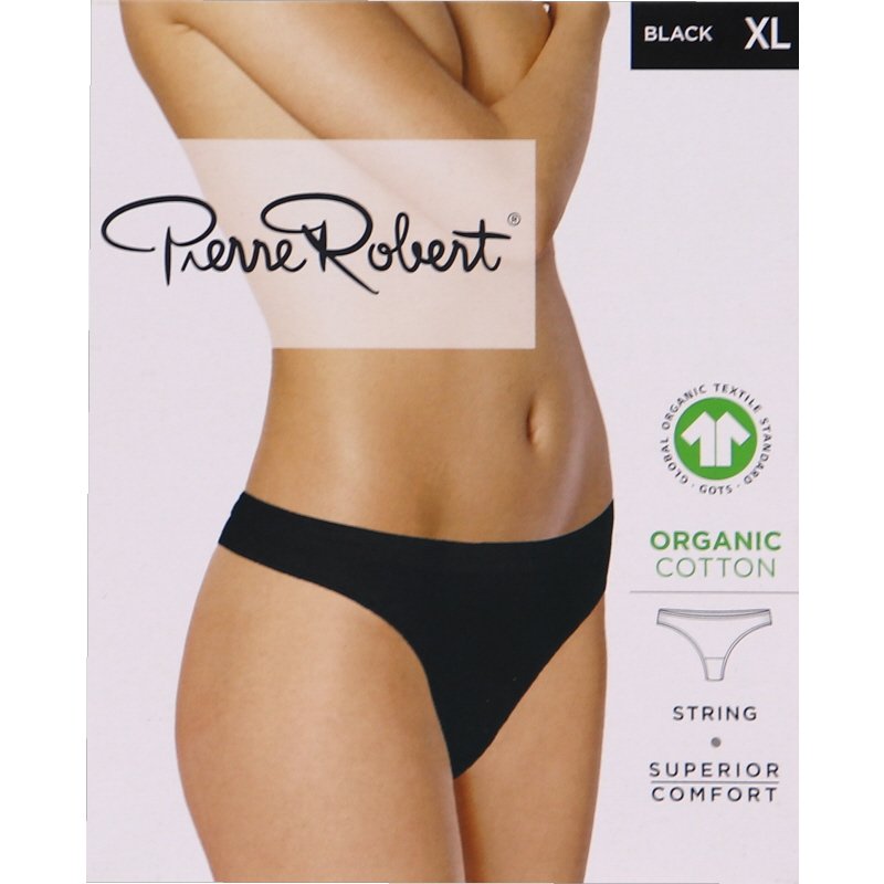 Cotton String Alushousut Musta Koko XL - 77% alennus