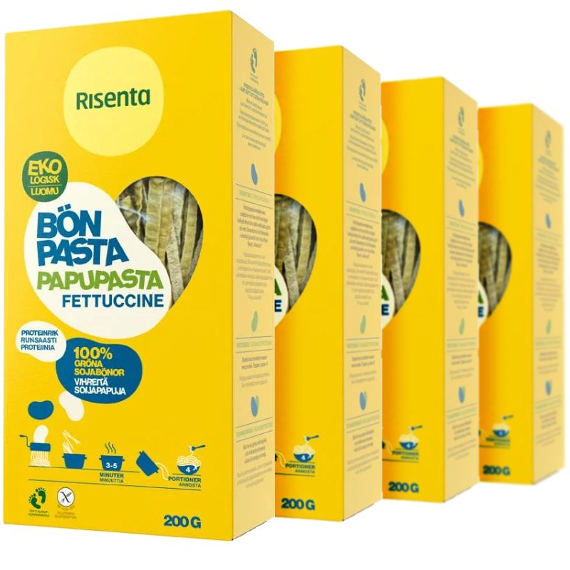 Luomu Papupasta Fettuccine 4kpl - 43% alennus