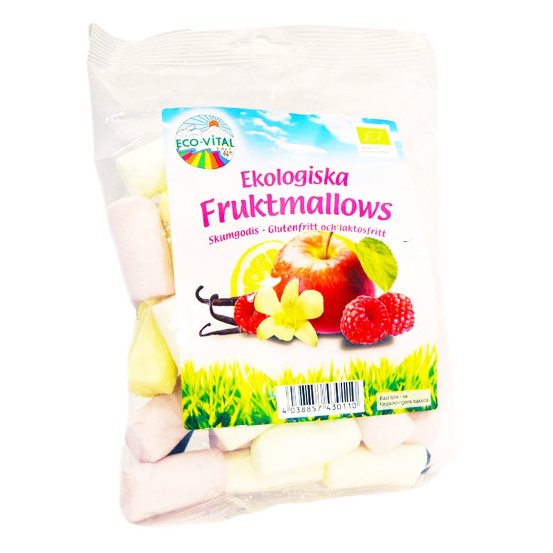 Hedelmävaahtokarkit 90 g - 28% alennus