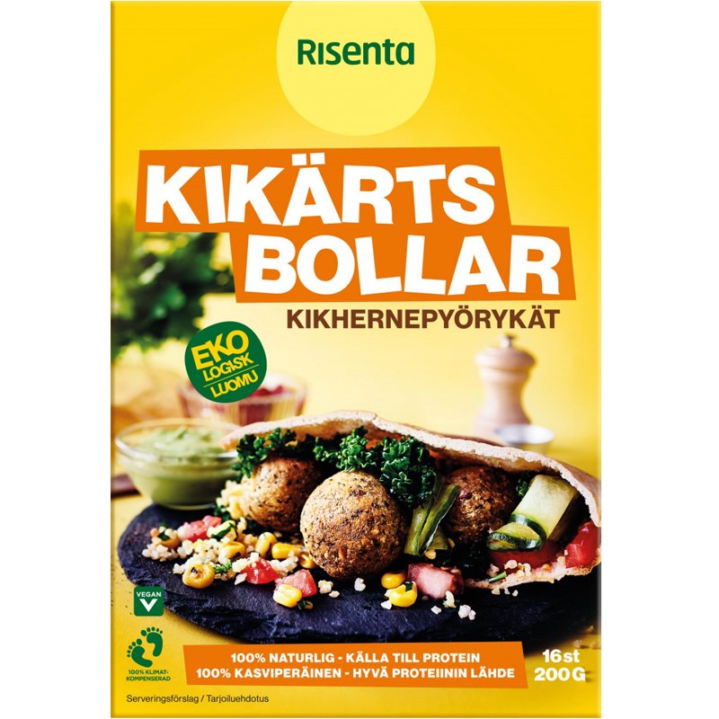 Luomu Kikhernepyörykät 200g - 45% alennus