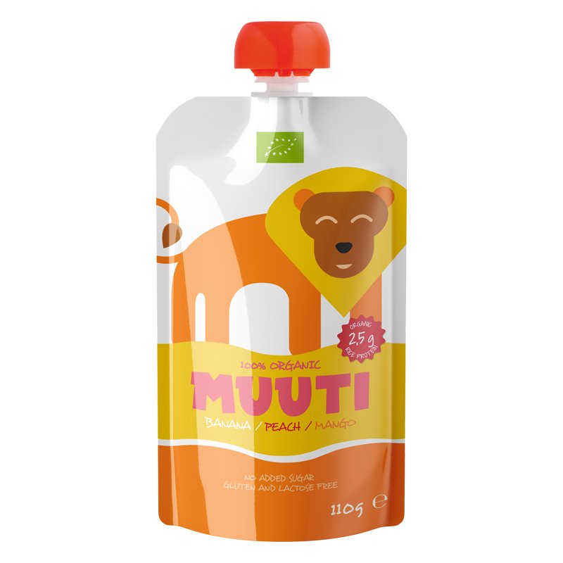 Välipalasmoothie Banaani, Persikka, Mango - 23% alennus